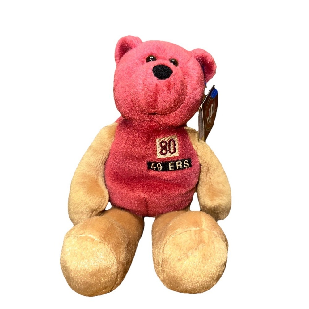 1999 Vintage Limited Treasures Pro Bear San Francisco 49ers Jerry Rice #80 NWT